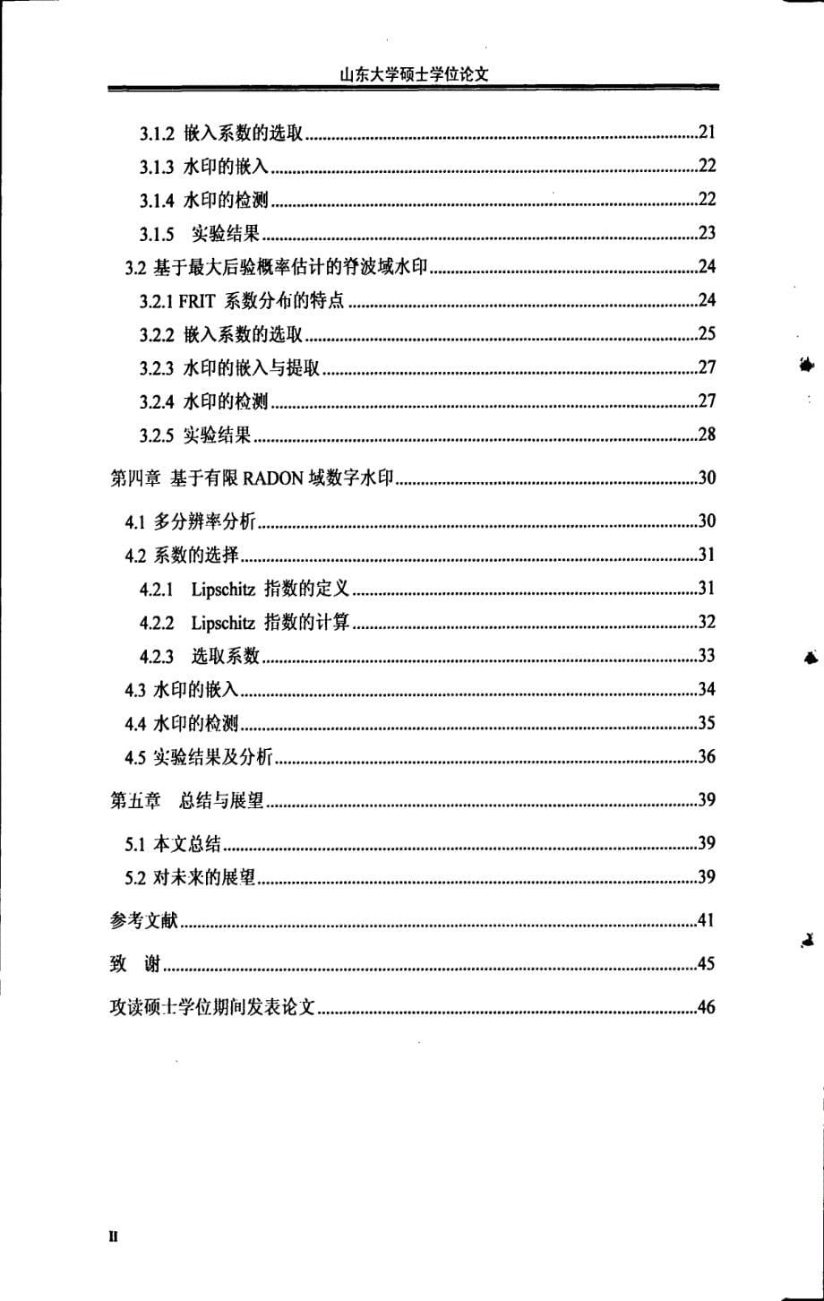 基于变换域的数字水印方法研究_第5页