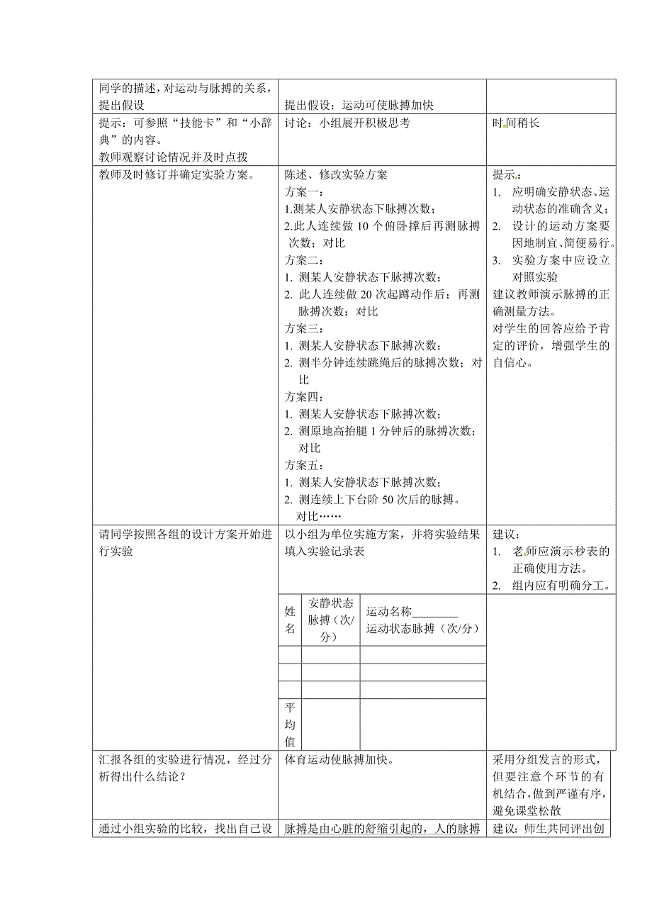 冀教版生物七下第二节《 物质运输的器官》word教案三_第2页