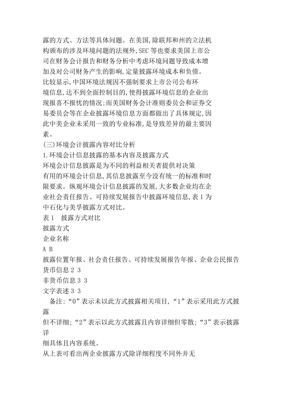 中美环境会计信息披露比较_以中石化和埃克森美孚为例_第2页