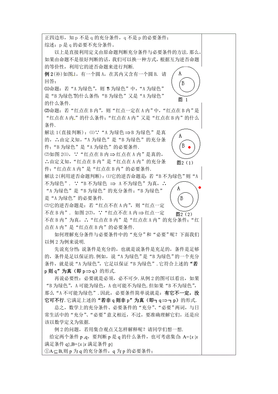 苏教版高中数学（选修2-1）1.1《命题及其关系》（充分条件与必要条件）word教案_第3页