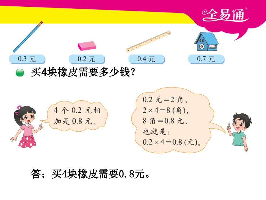 部编北师大版六年级下册数学1.1买文具PPT（精品专供）_第2页