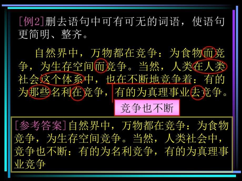 高考备考专题讲座语  言 简明、连贯、得体_第5页