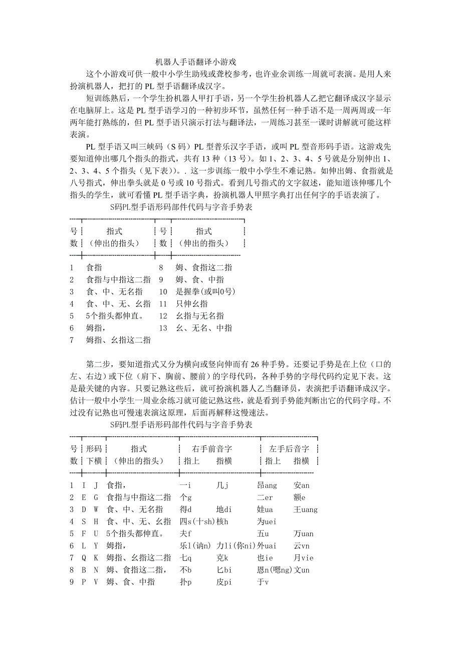 机器人手语翻译游戏_第1页