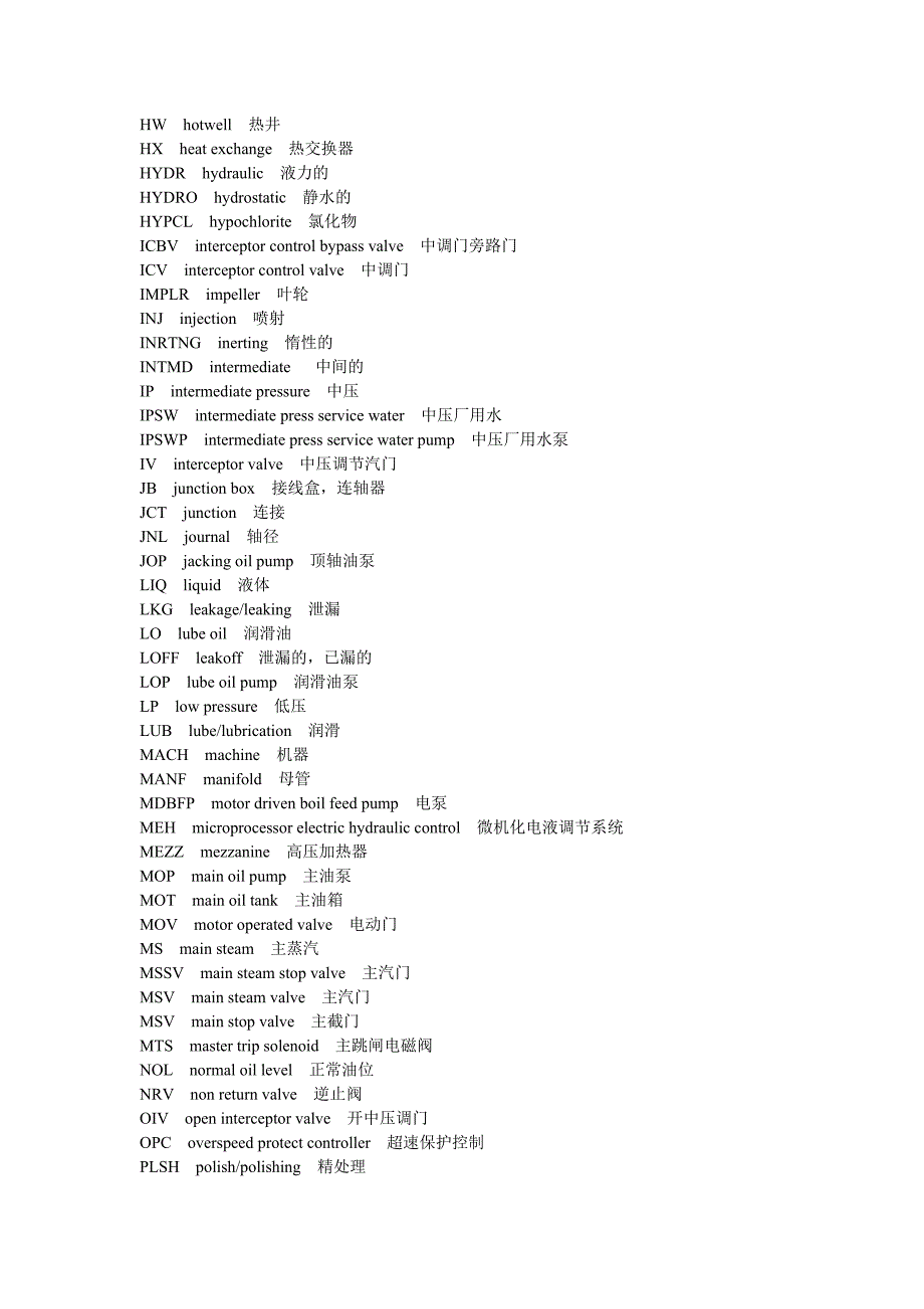 汽轮机词汇_第4页