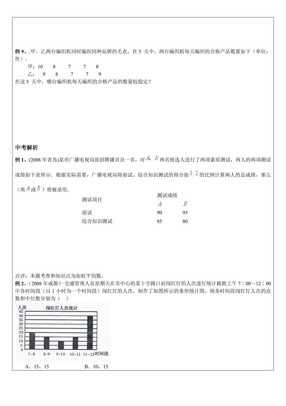 数据的集中趋势及离散分析总结性讲义_第5页