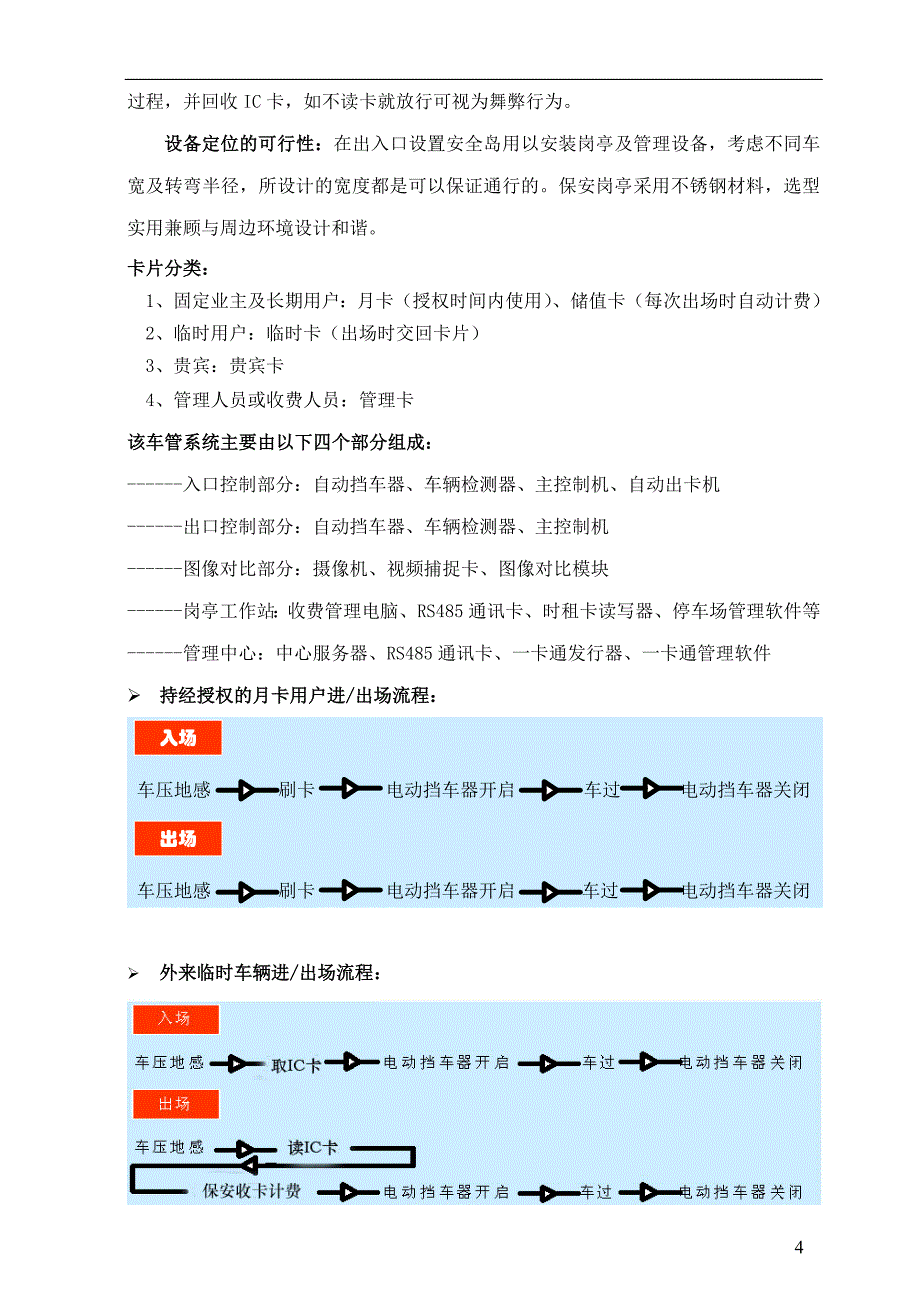 富士智能停车场管理系统手册_第4页