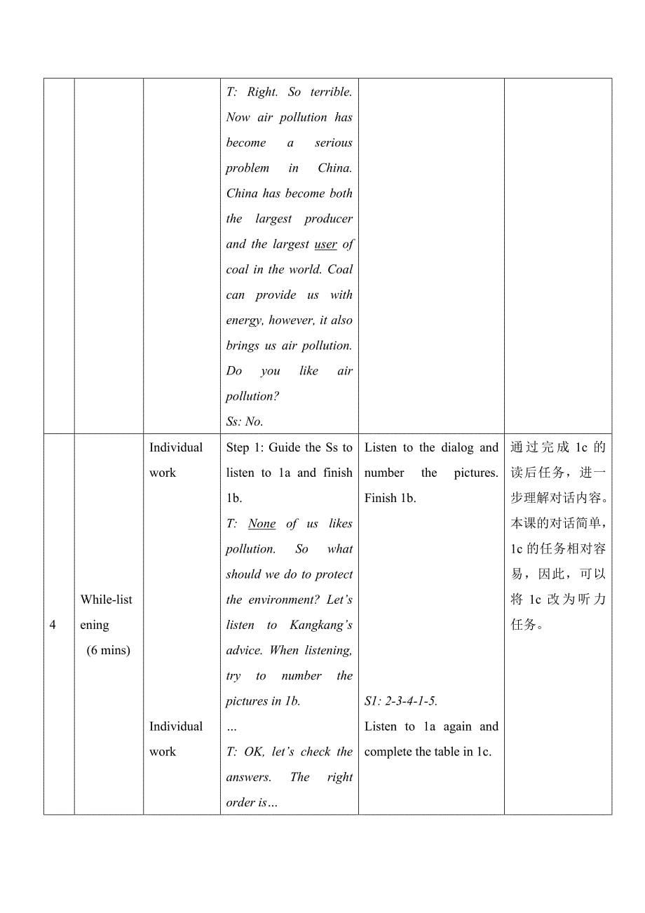 仁爱版英语九年级上册Unit 2 Topic 2《All these problems are very serious》（SectionB）教学设计_第5页