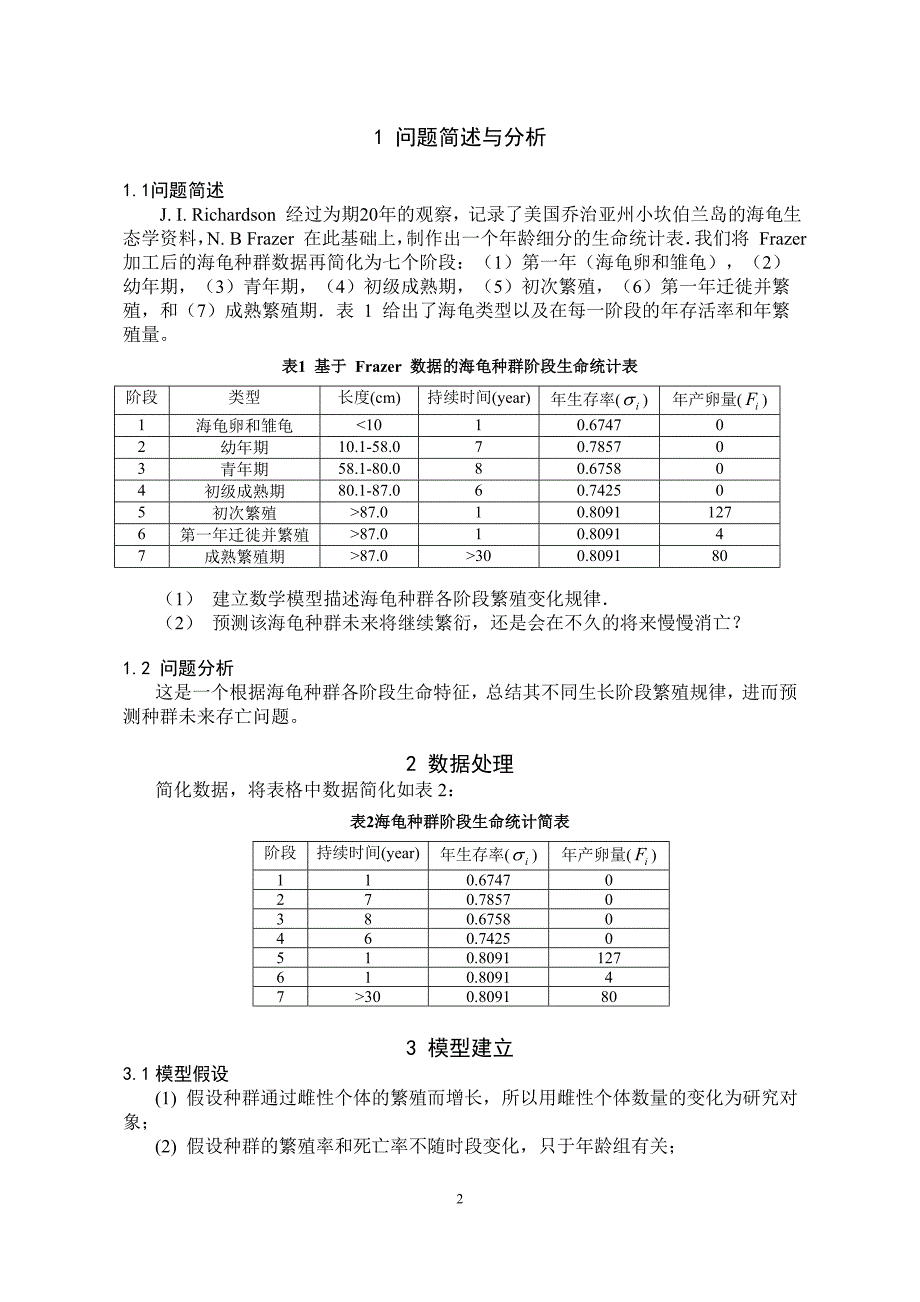 MATLAB软件求线性规划数学模型-海龟种群问题_第3页