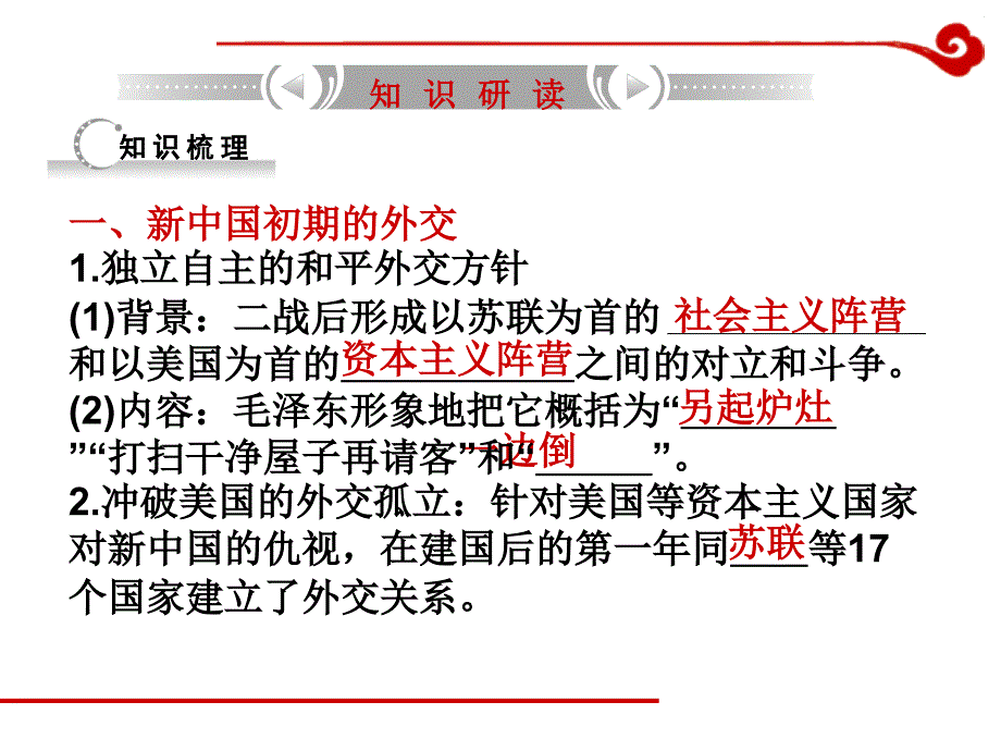 高考历史一轮复习课件第7单元 现代中国的对外关系PPT（精品专供）_第3页