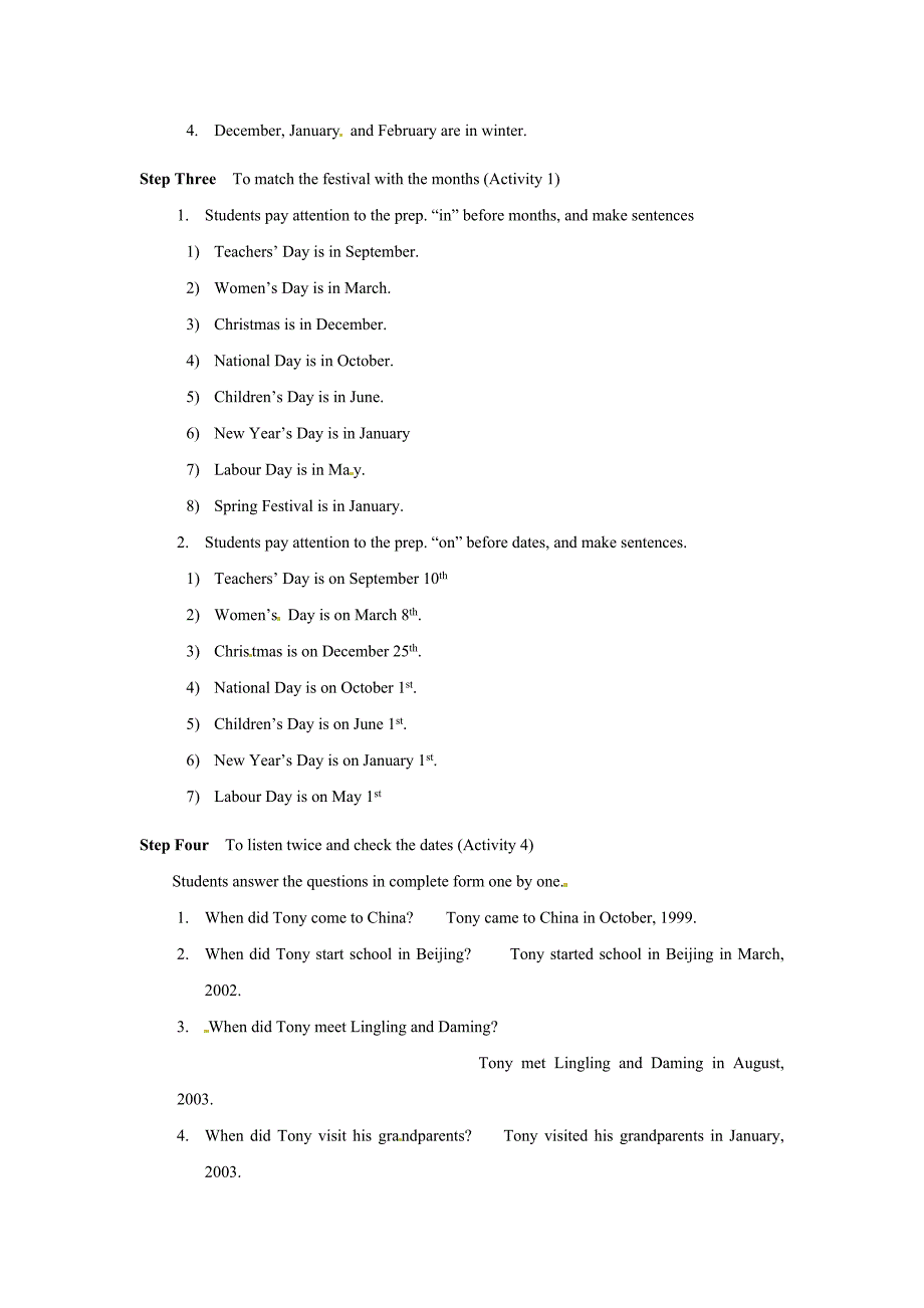 外研版英语七下Module 10《Unit 1 We listening to the radio》word教案_第2页