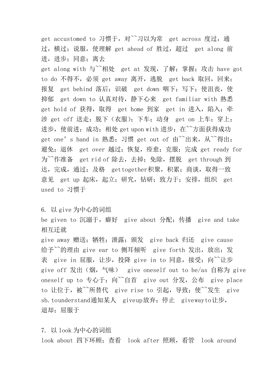 中考必备英语短语_第4页