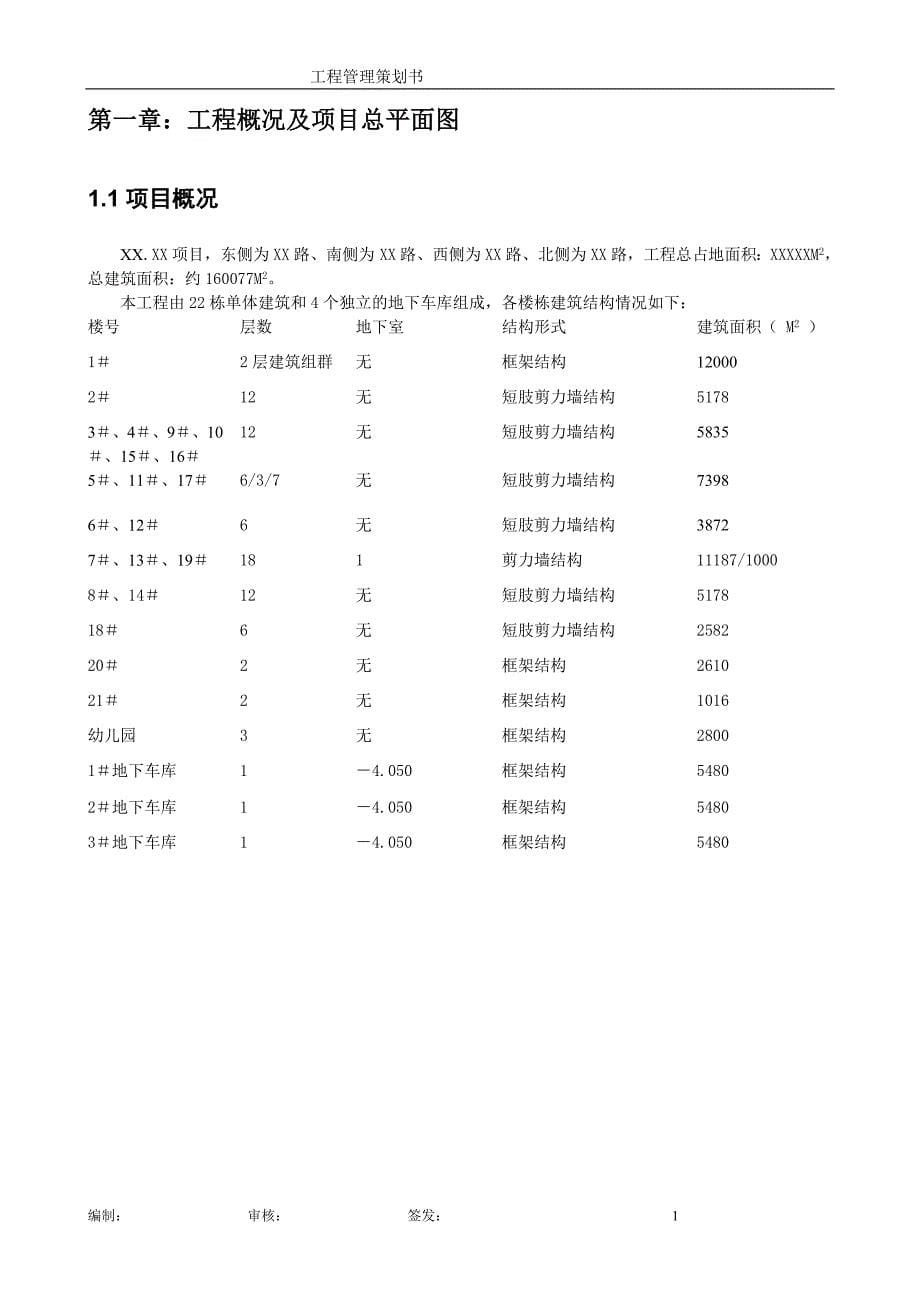 “XXX”项目工程管理策划书_第5页