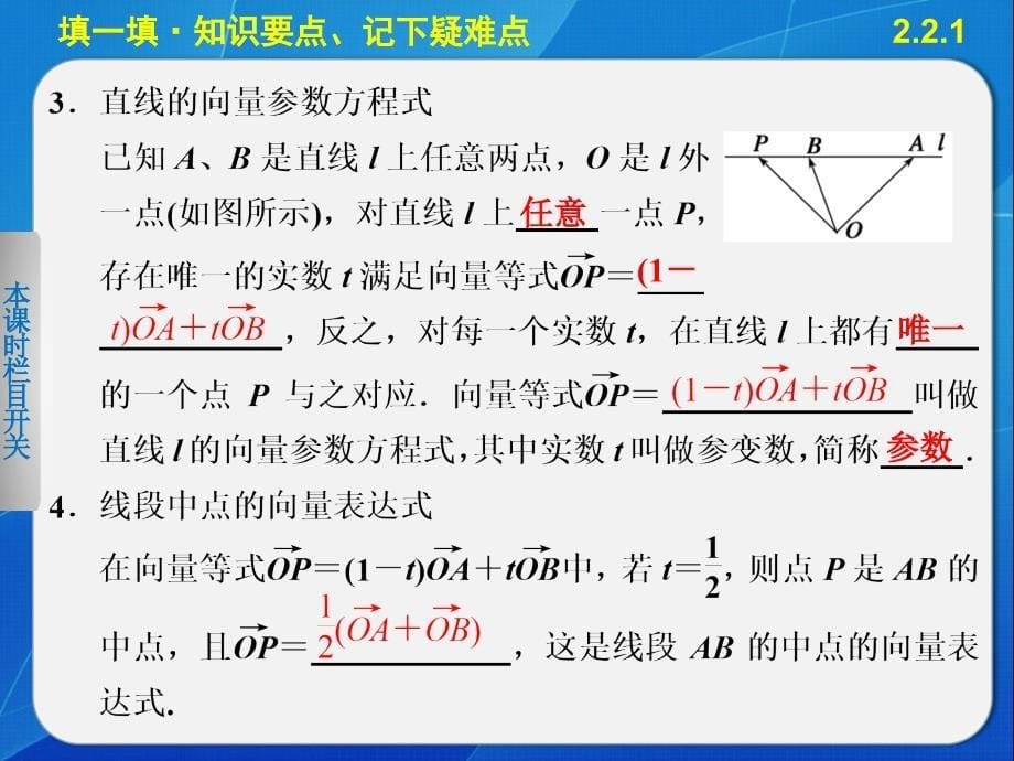 高中数学第二章 2.2.1平面向量基本定理_第5页