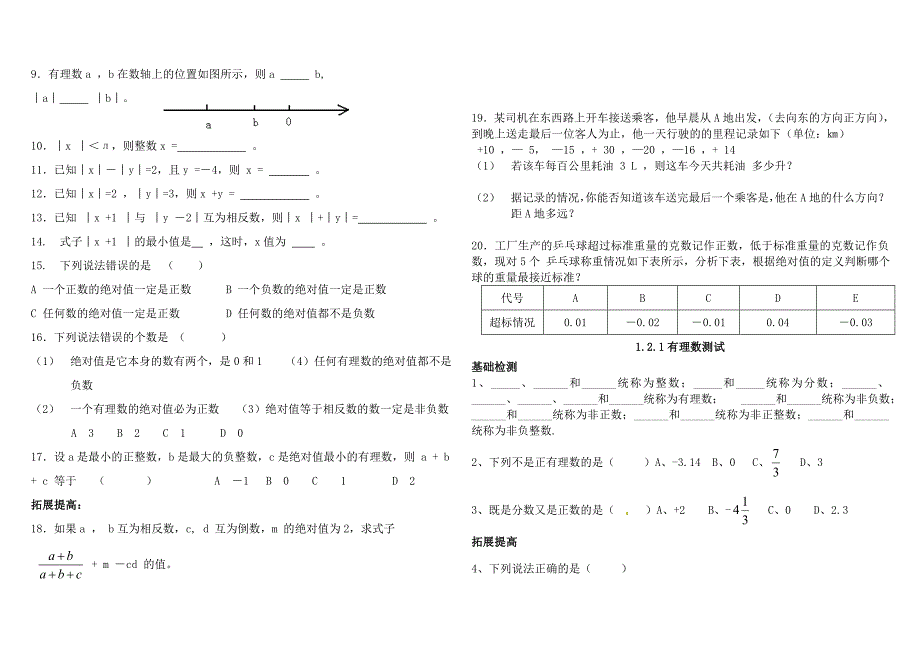 【数学】 正数和负数(一)_第3页