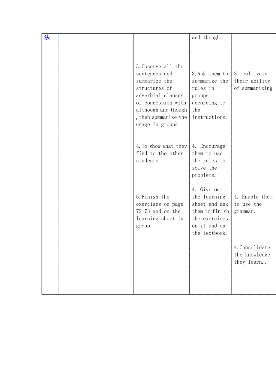 2017秋牛津深圳版英语九上Unit 5《Action》word教案4_第2页