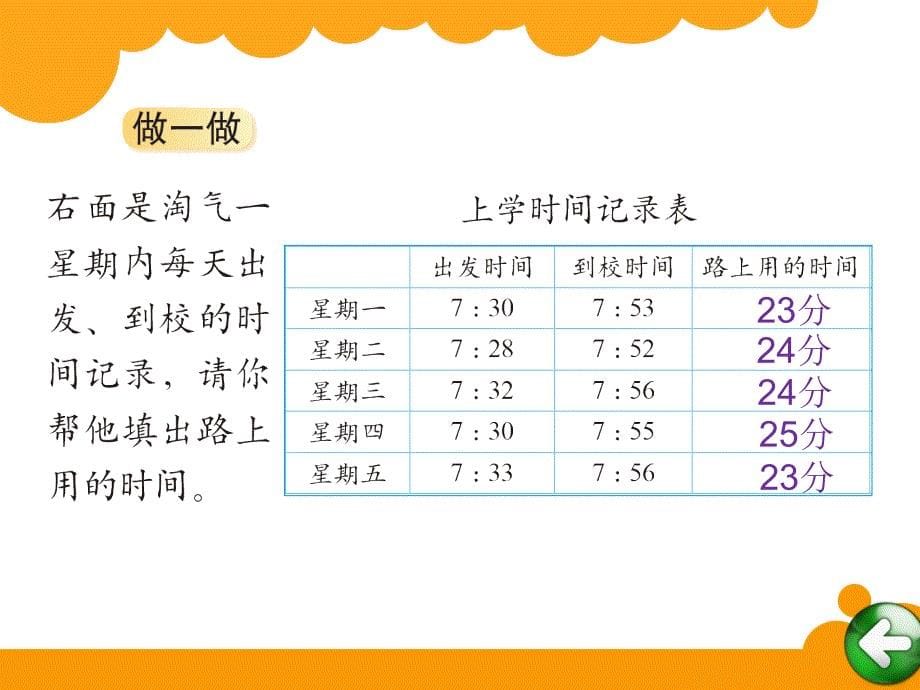 新版北师大二年级下《上学时间》课件_第5页