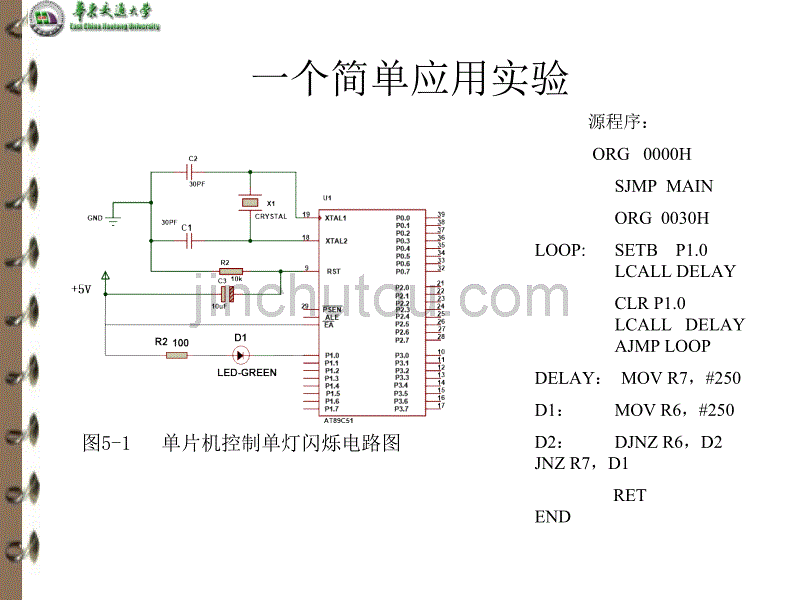 计算机课件 第五章MCS-51 单片机IO接口的简单应用设计_第3页