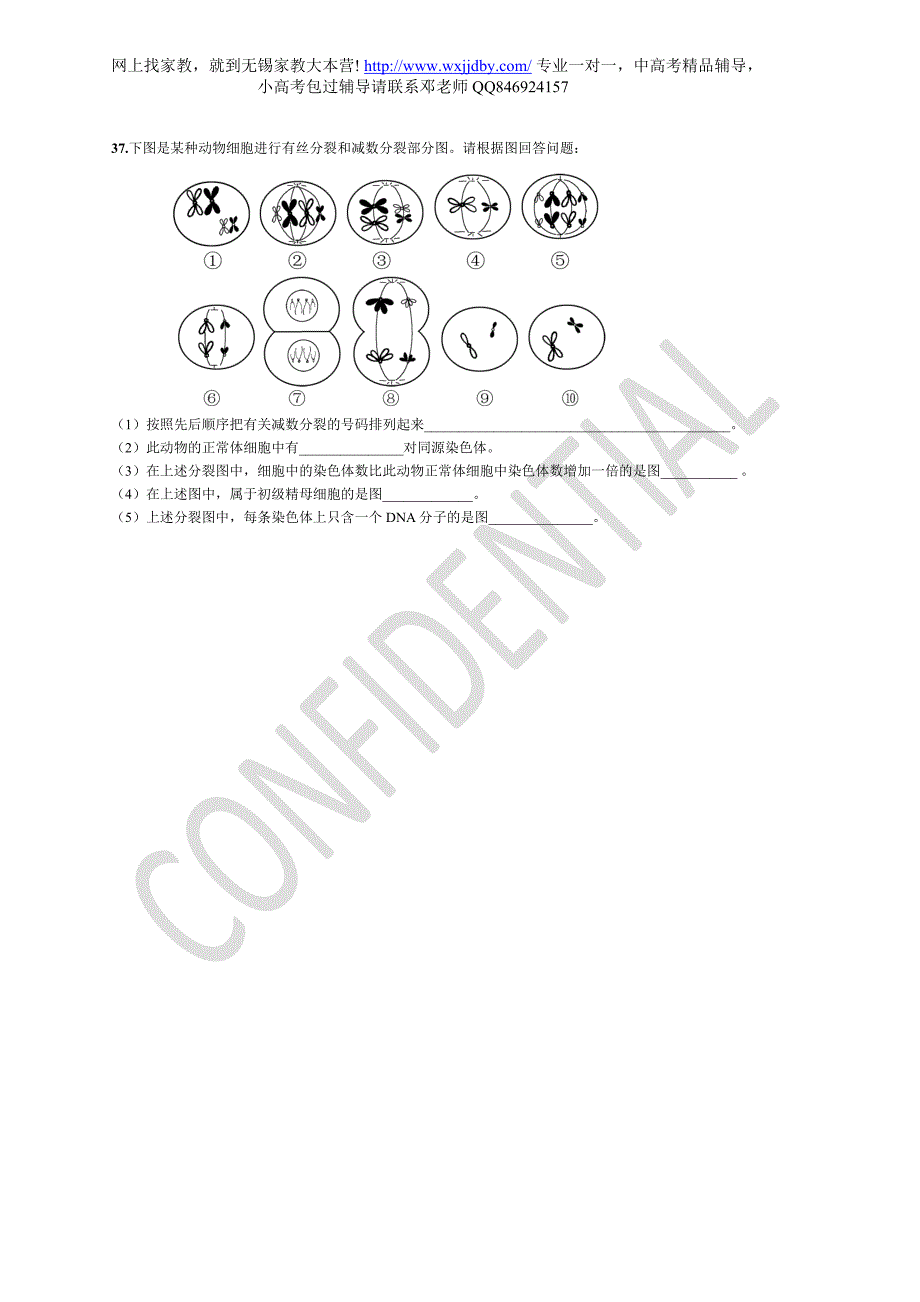 江苏省学业水平测试生物必考题_第3页