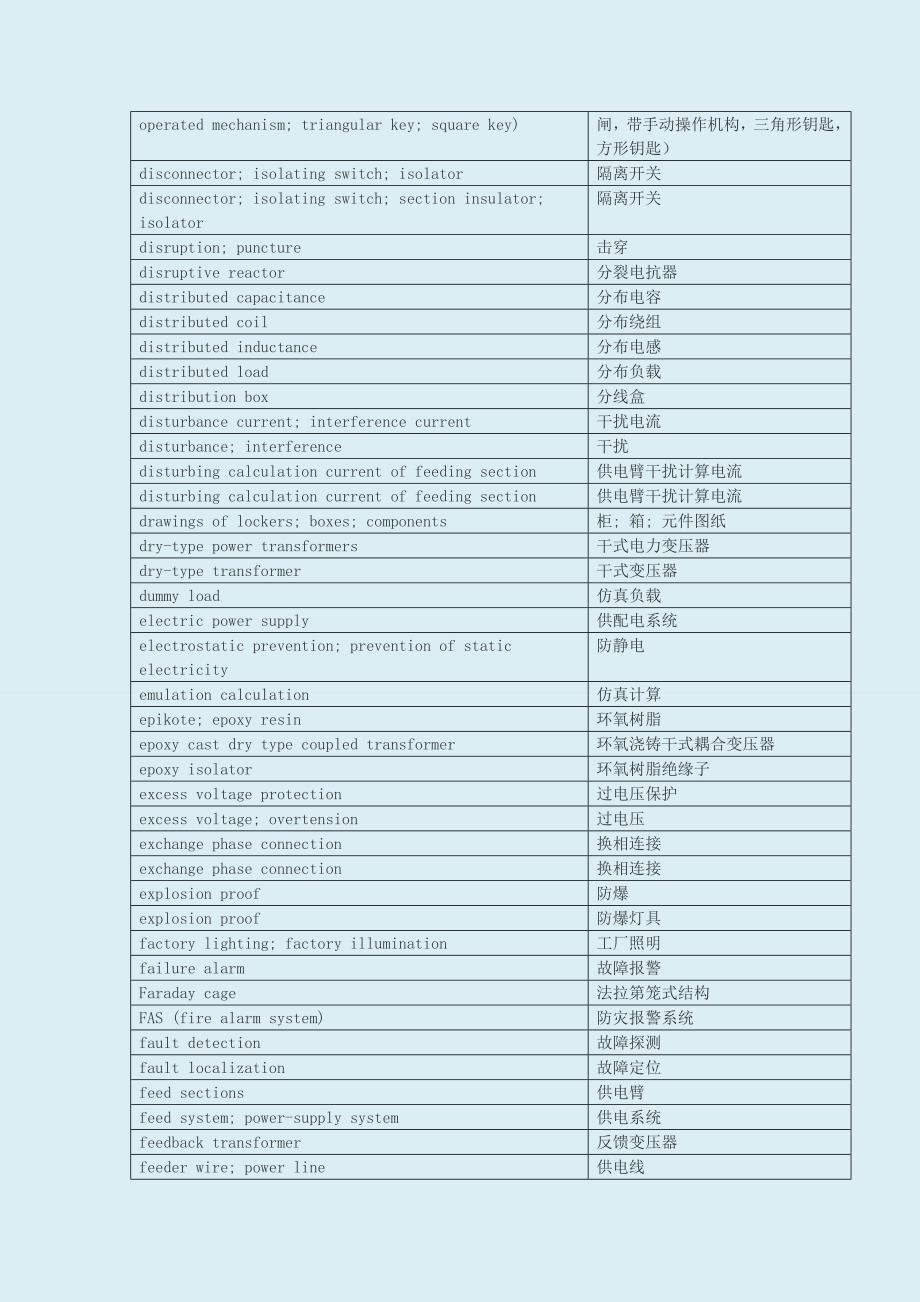 电气英语证书考试(pec)-电气工程词汇汇总2_第3页