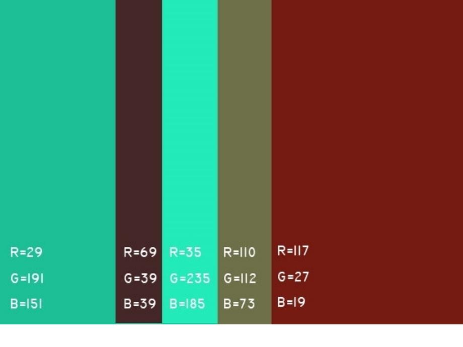 舒服的专业配色方案(29种完美配色、选色、色调基础)_第4页