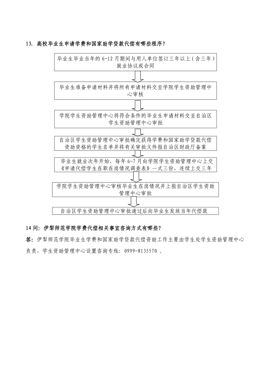 高校毕业生学费和国家助学贷款代偿资助政策问与答_第3页