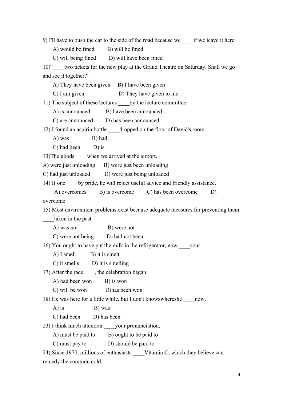 完成时和被动语态_第4页