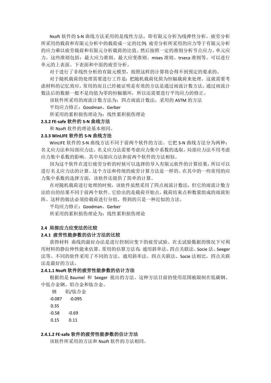 主流疲劳分析软件的介绍及比较_第5页