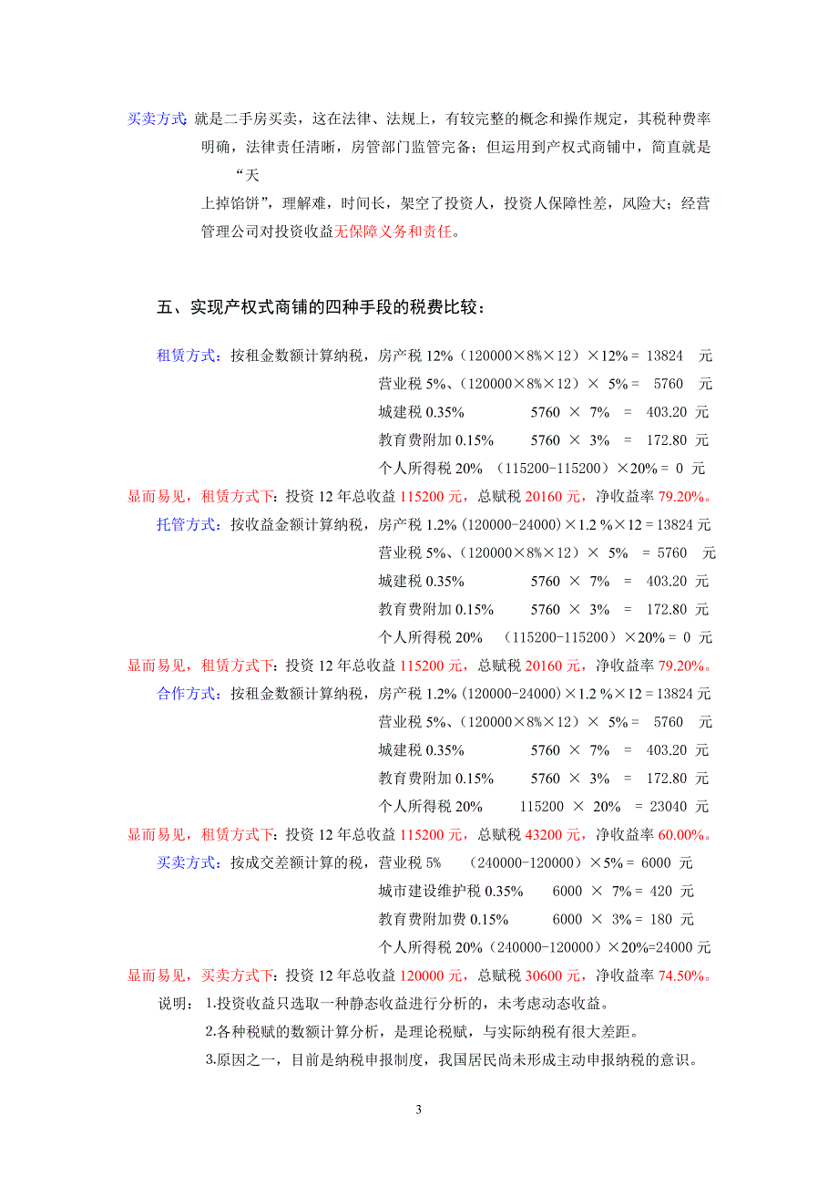 培训教案之五产权式商铺的实现手段及方式_第3页