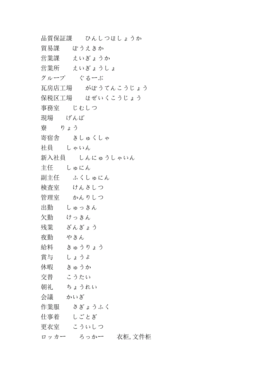 工厂日语专用语_第2页