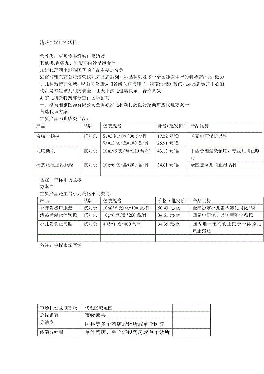 医药招商加盟方案_第2页