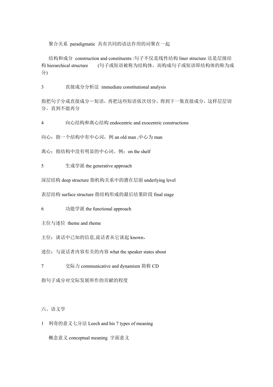 英语专业八级语言学总结_第4页