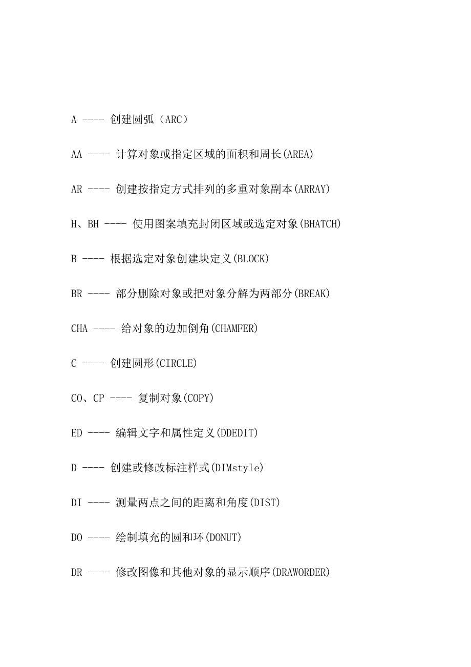 天正6_5+cad2004所有的快捷键_第5页