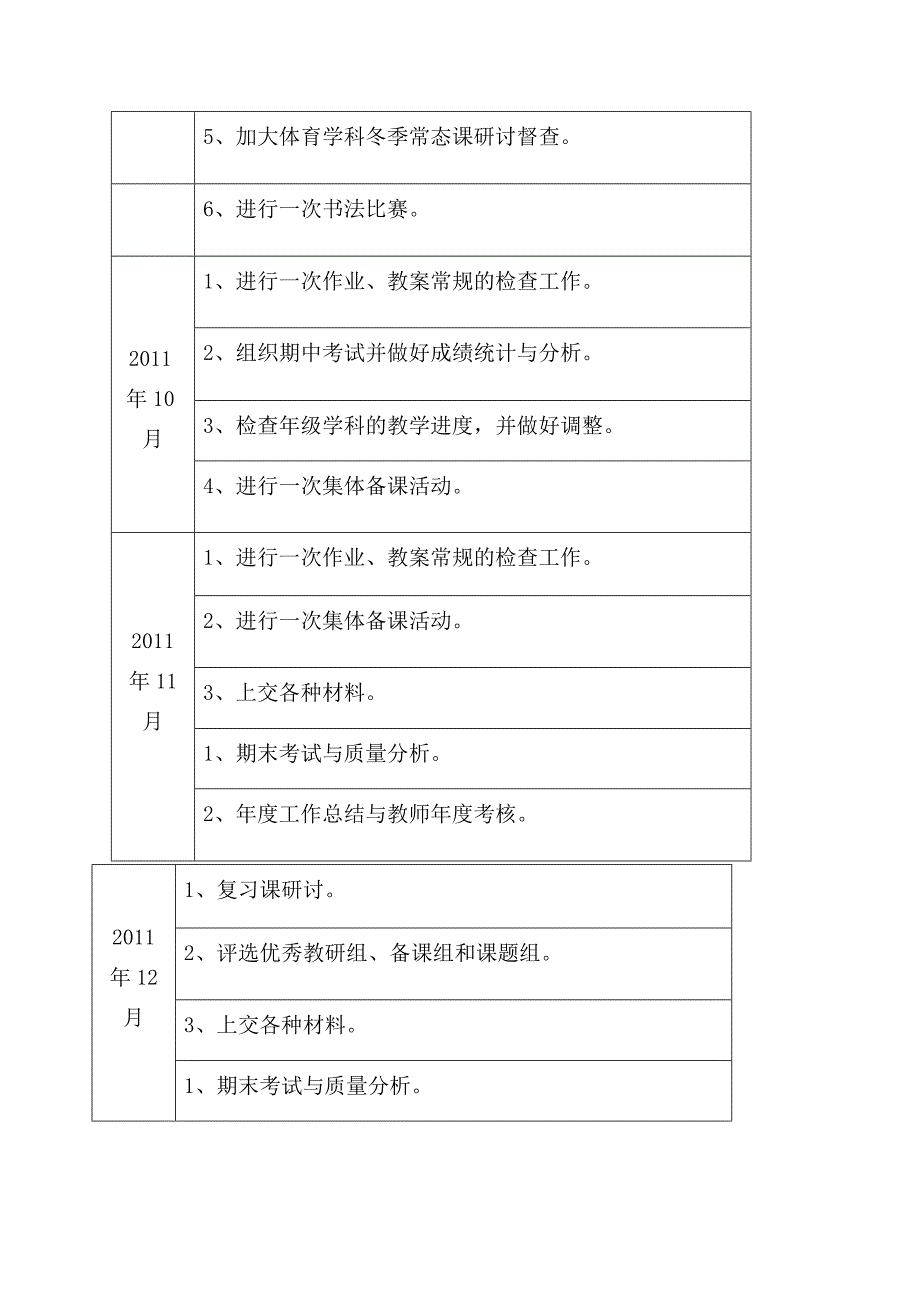 教学工作行事历_第2页