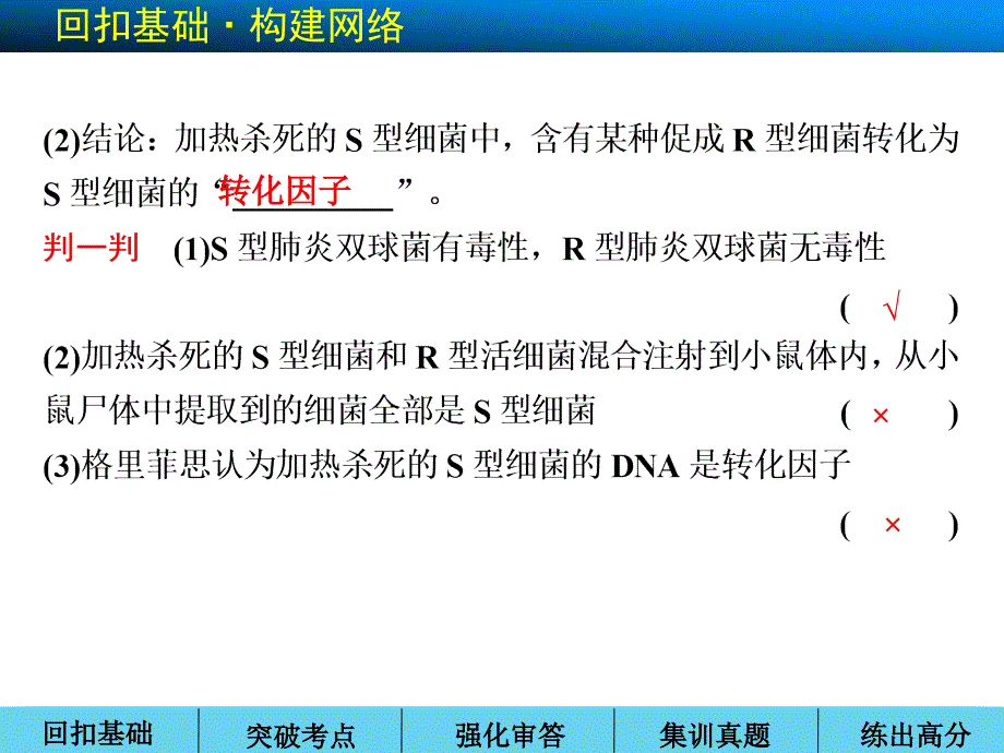 高三生物一轮复习 dna是主要的遗传物质_第4页