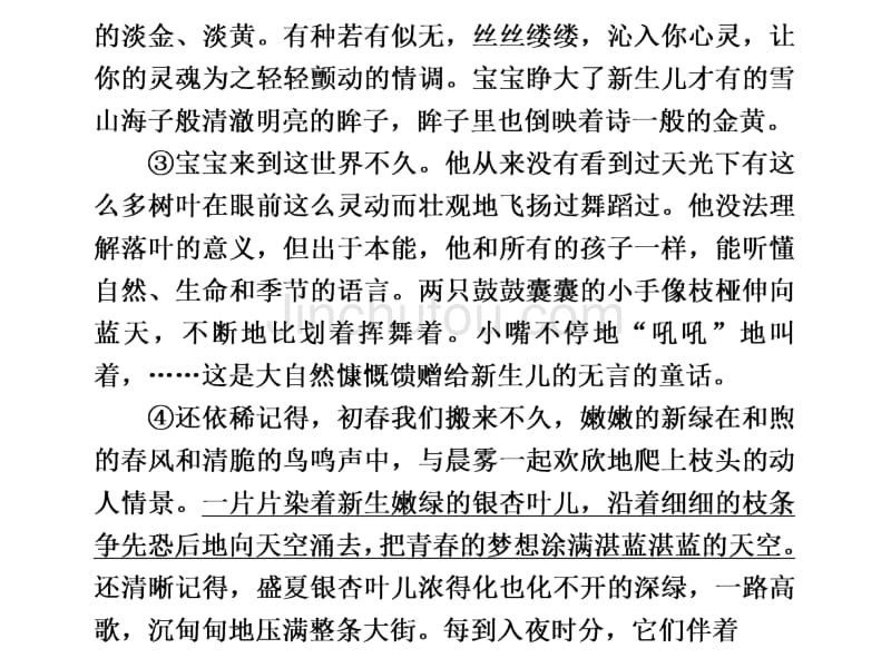 2012年步步高语文大二轮专题复习课件：第六章散文阅读提分专练四_第3页