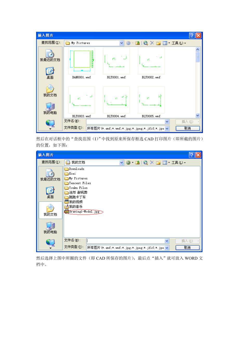 将cad图移至word的方法_第4页