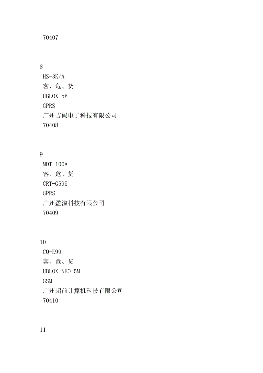 符合道路运输车辆卫星定位系统标准的车载终端(第4批)_第4页