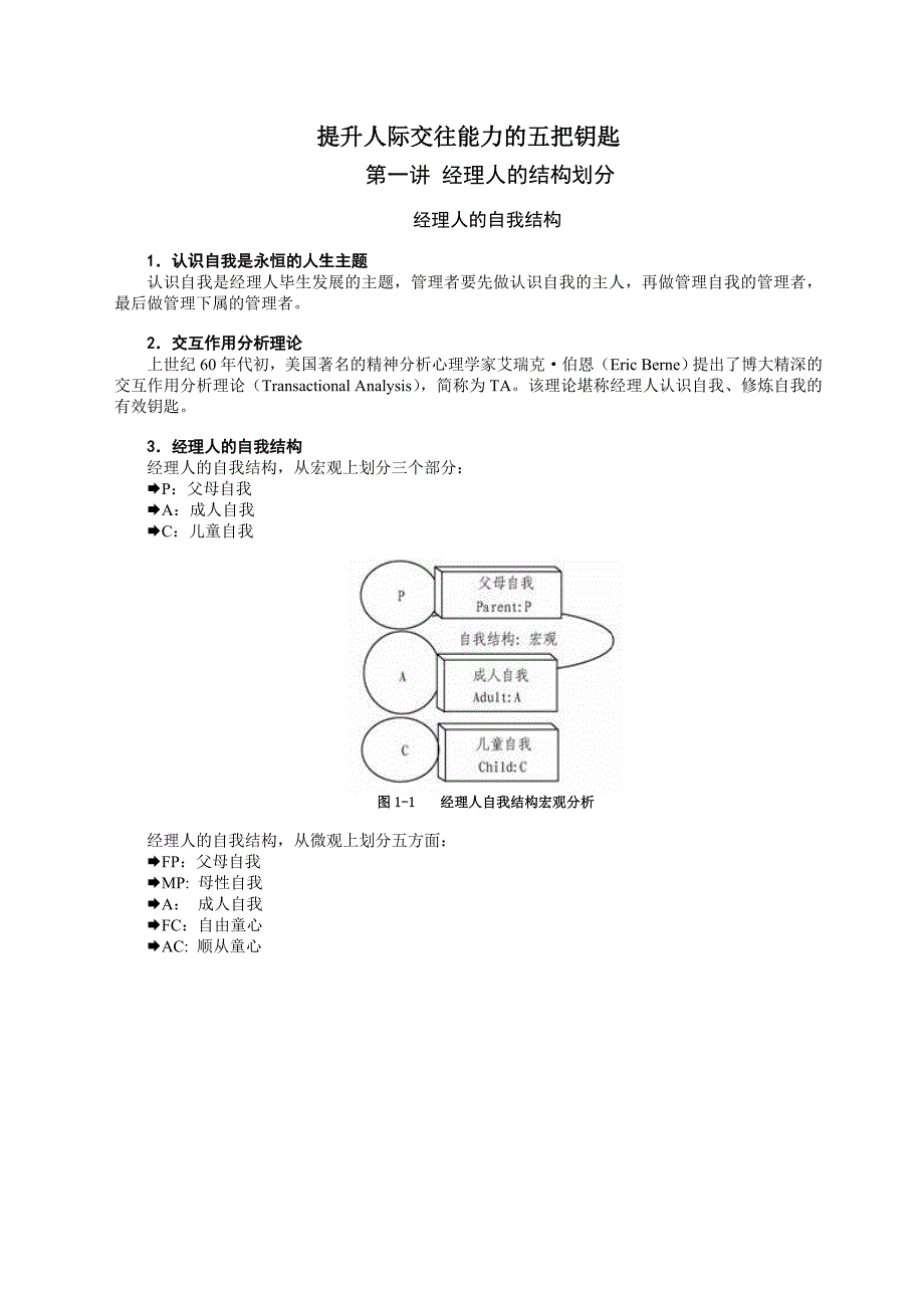 时代光华——提升人际交往能力的五把钥匙_第1页