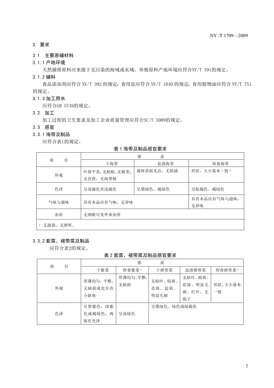 绿色食品 藻类及制品（报批稿）_第4页