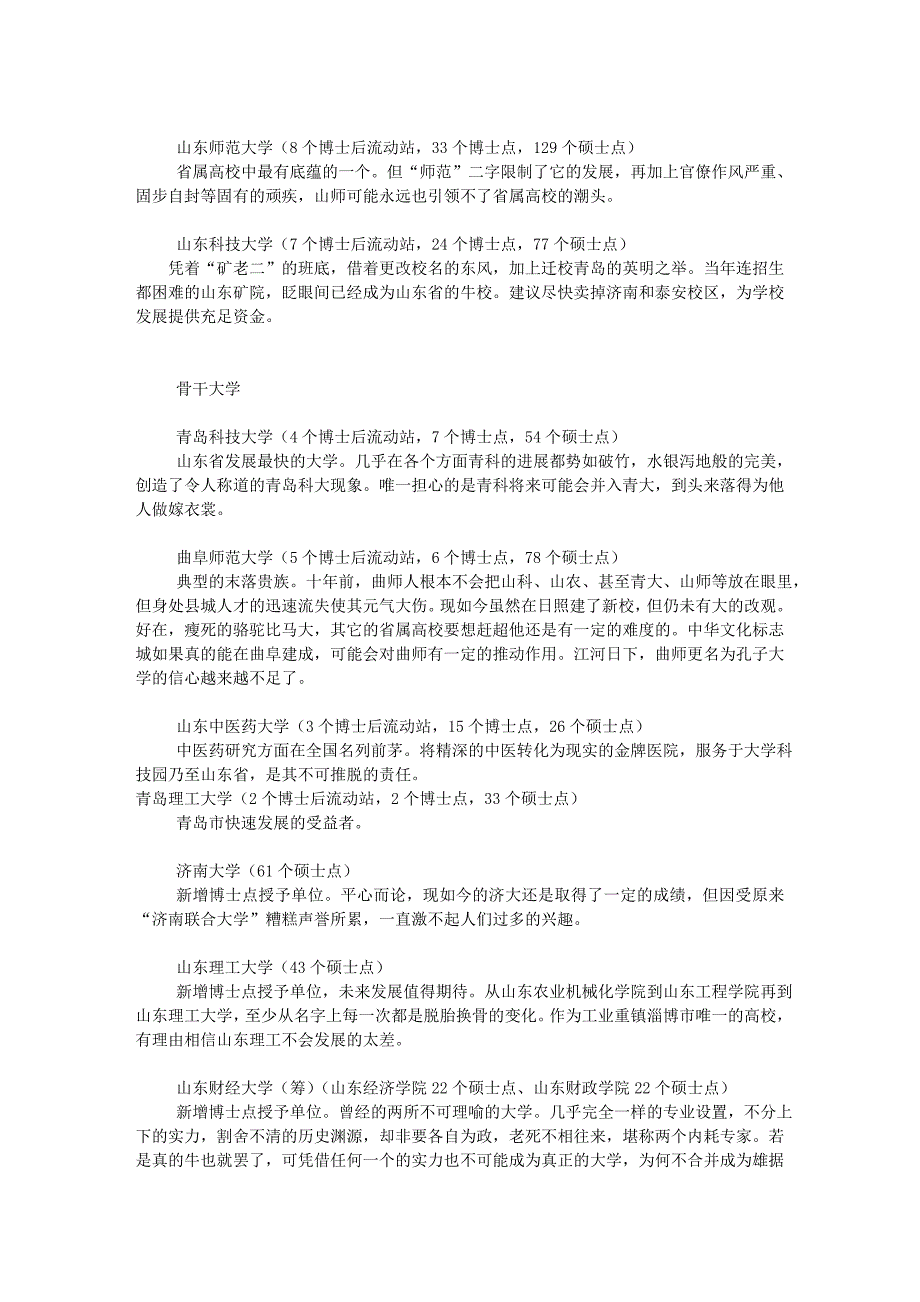 经典评山东省各大学_第3页