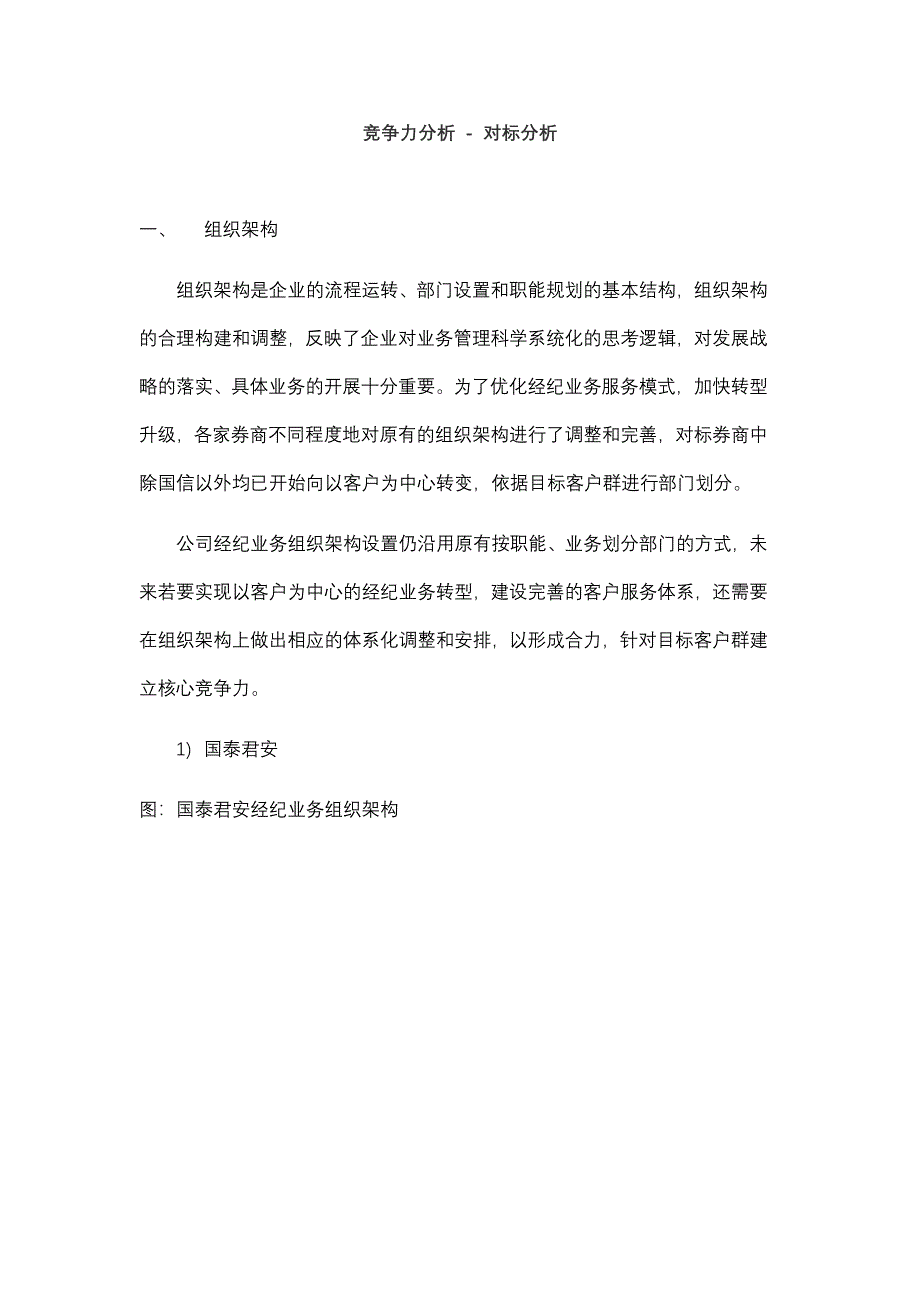 竞争力分析（组织架构+人员+网点）_第1页