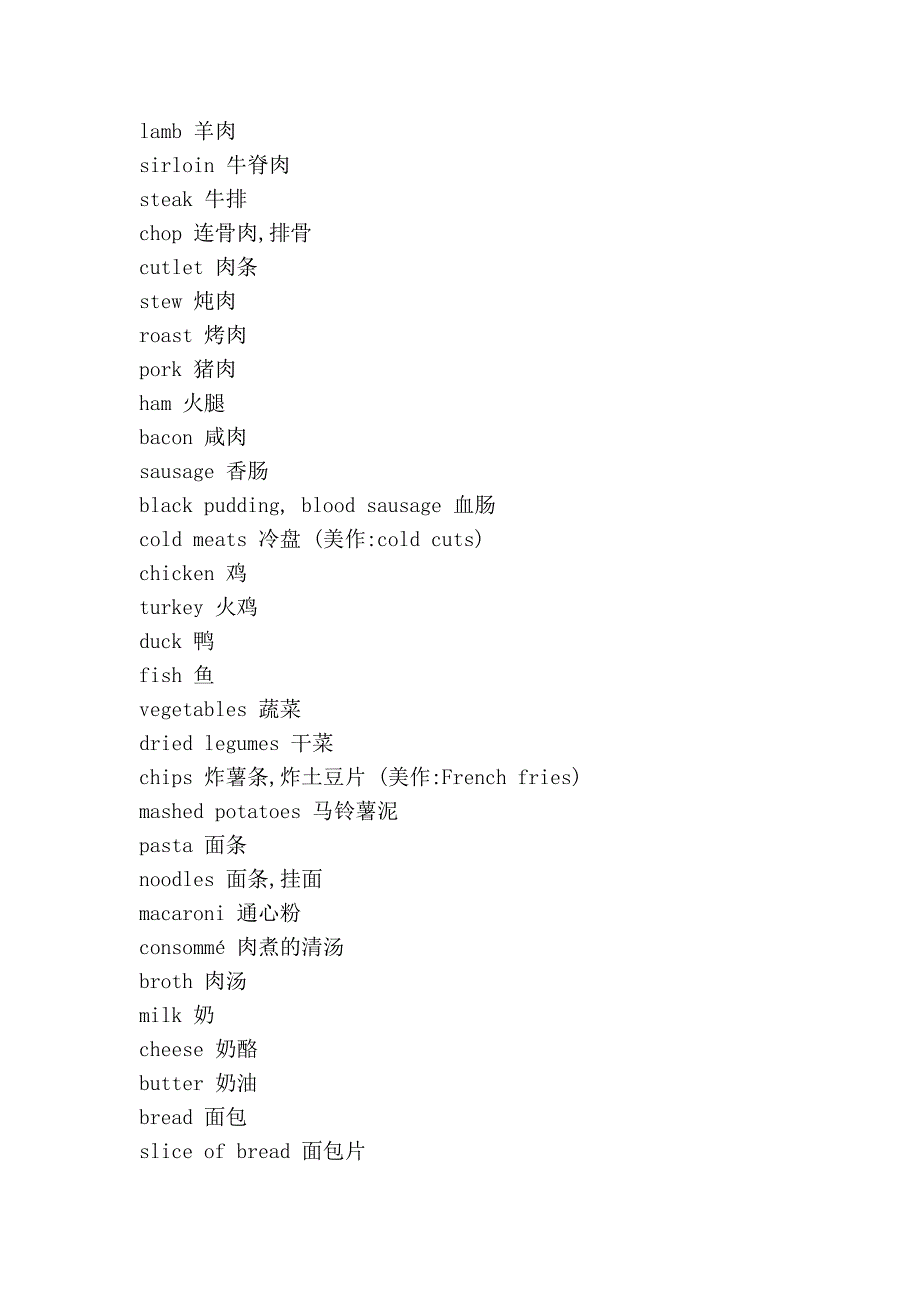 食品英语 _第4页