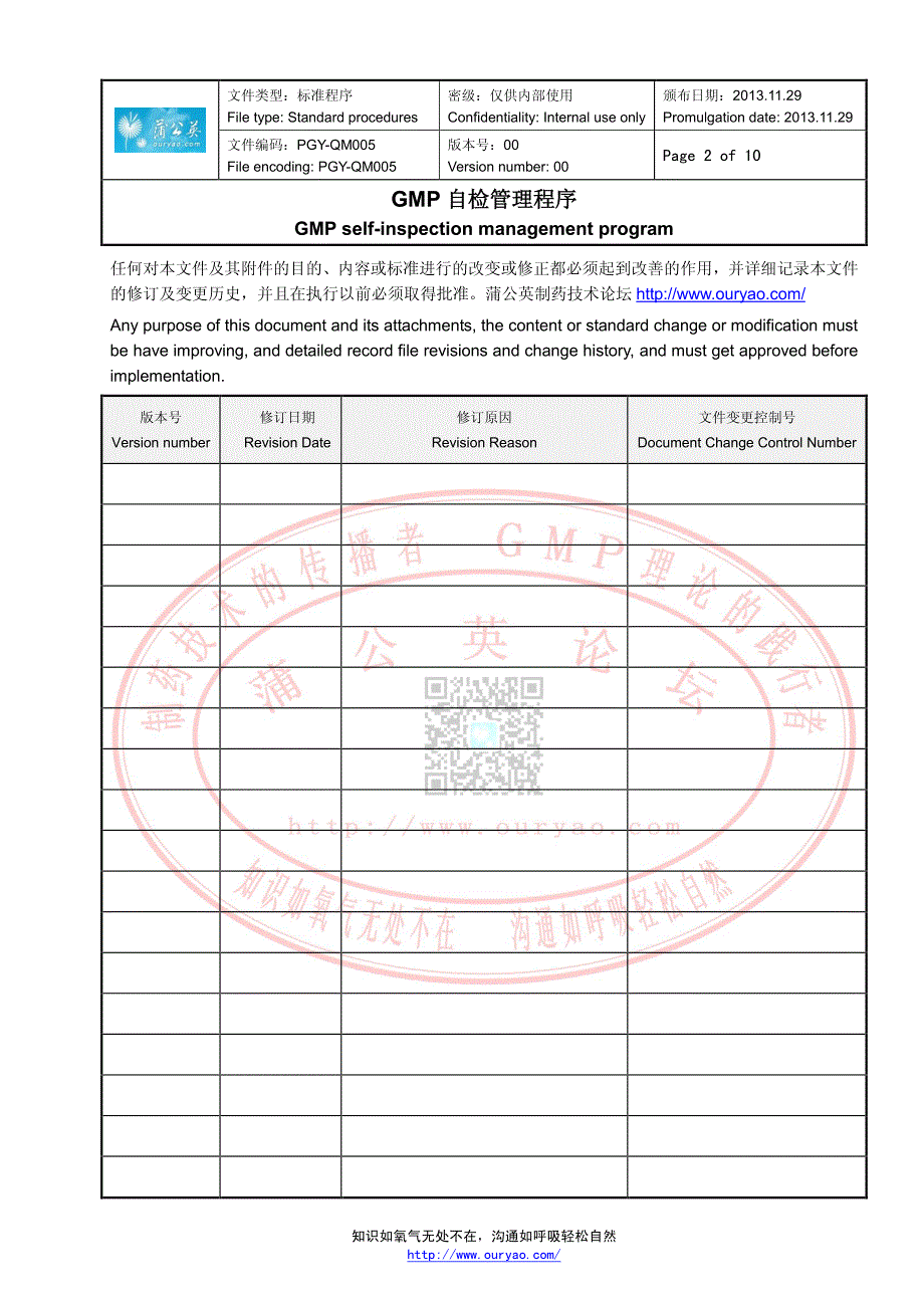GMP自检管理程序_第2页