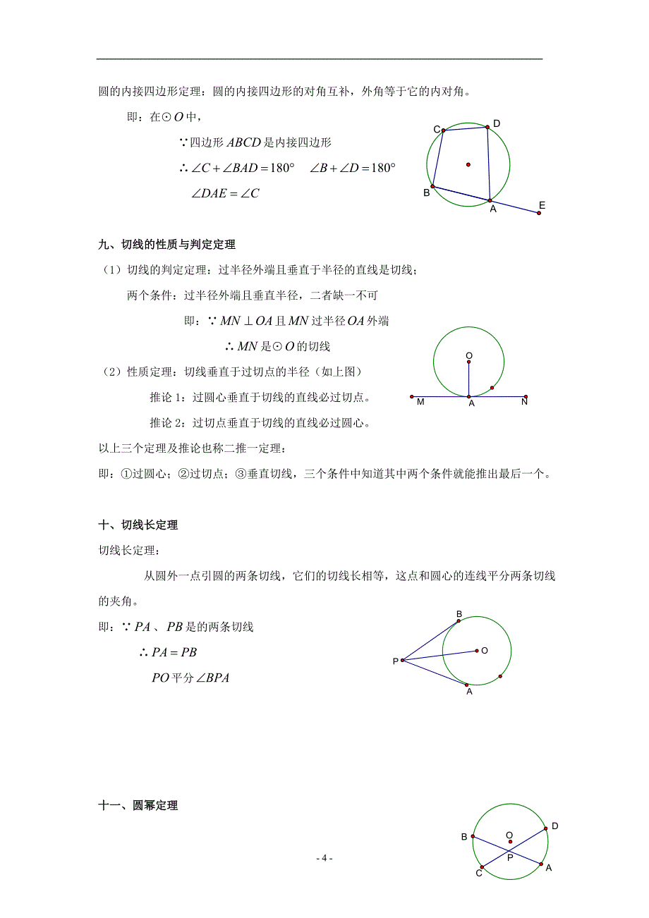 《圆》章节知识点_第4页