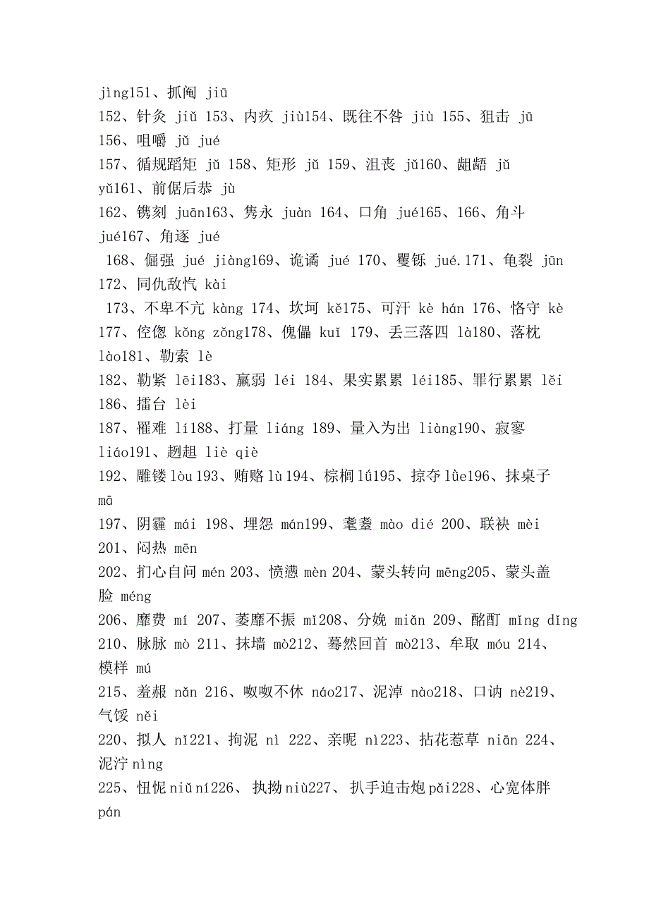 高考语文专题复习素材：易考易错的字音400例_第3页