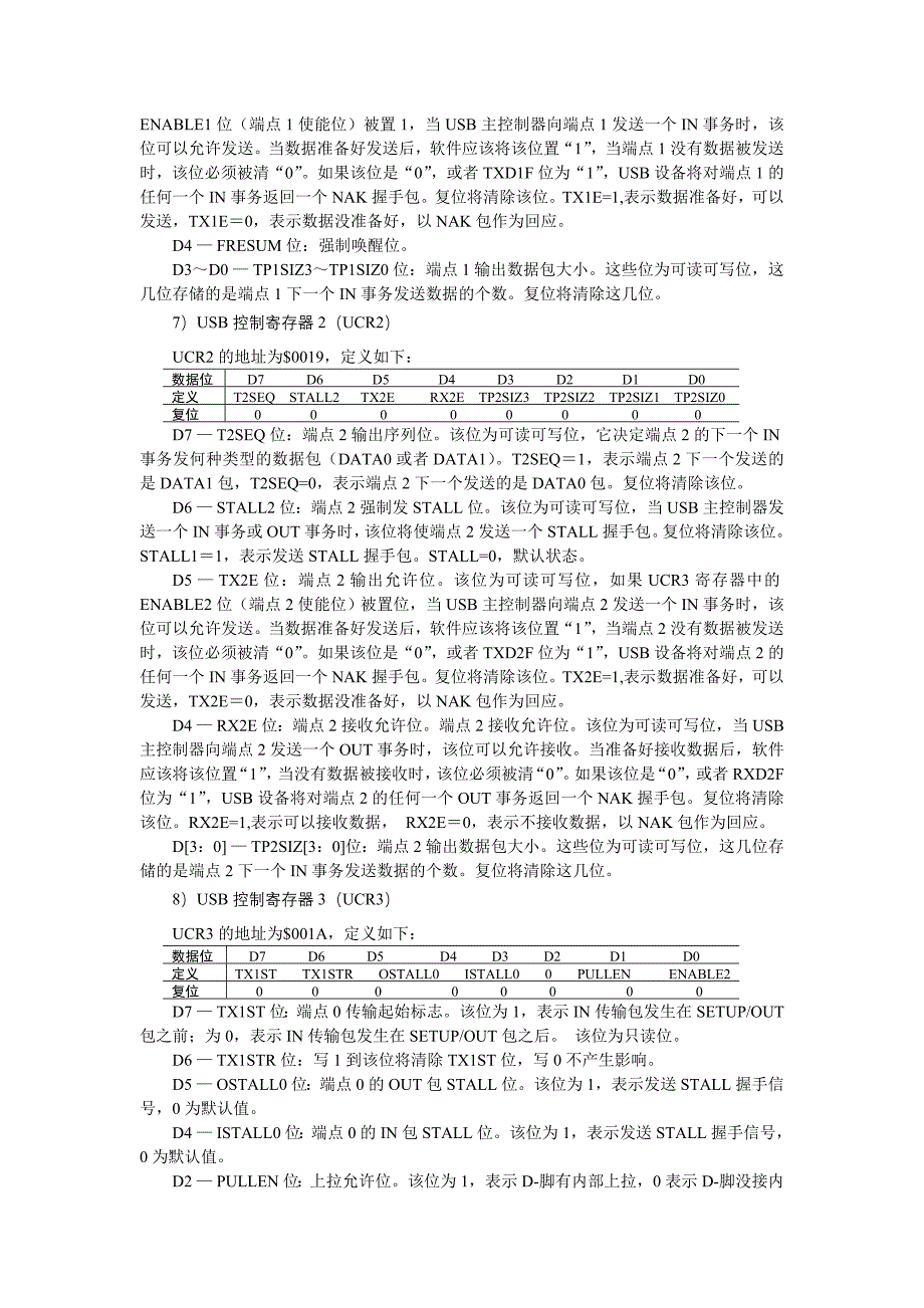 飞思卡尔8位单片机mc9s0814程序usb寄存器_第4页