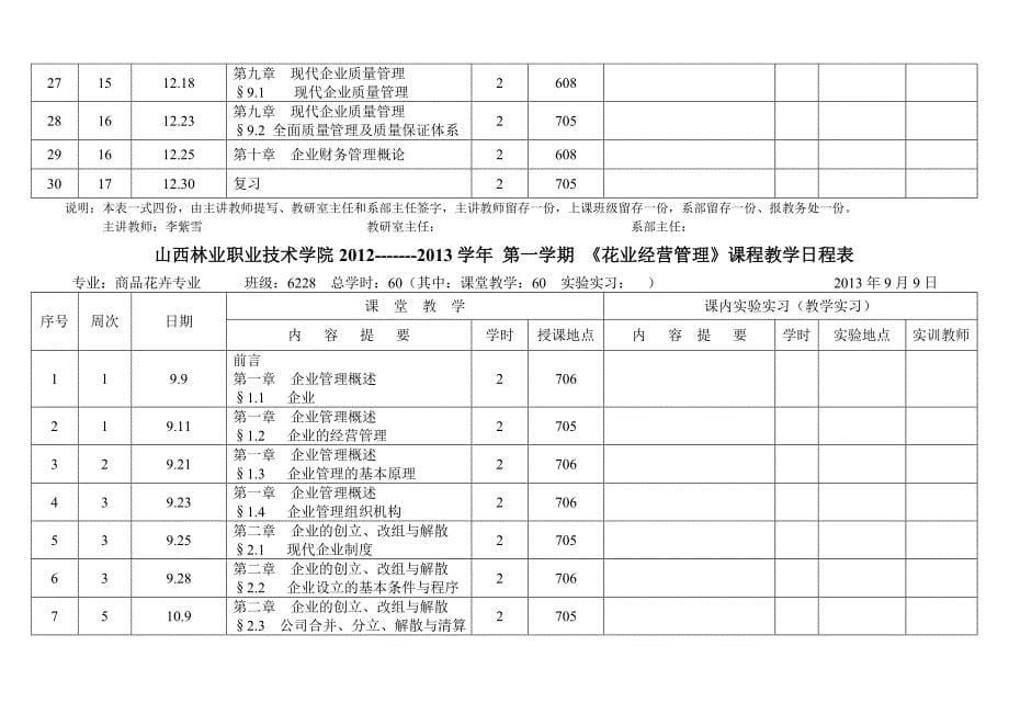 花业经营管理授课计划--李紫雪_第5页