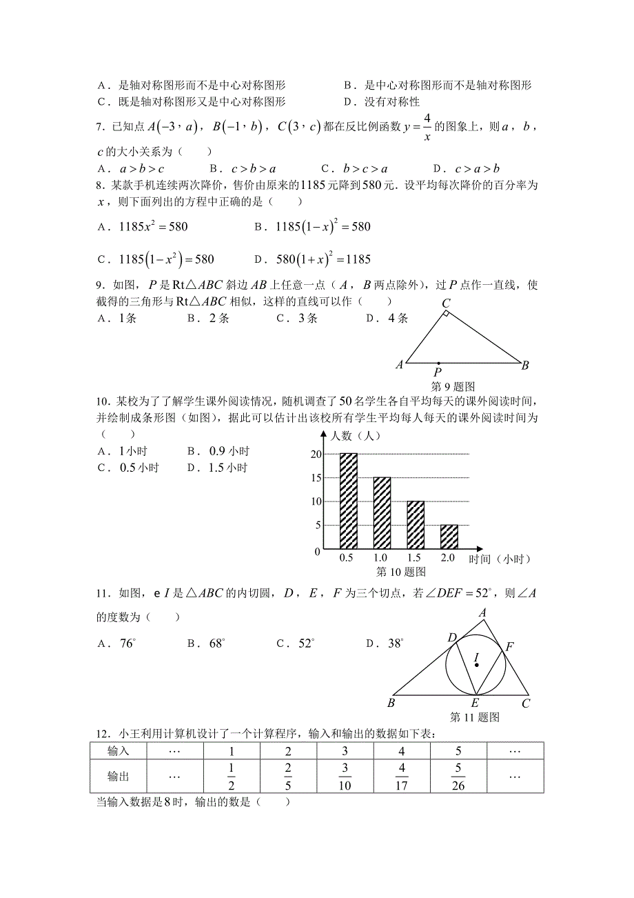 2006年山东省聊城市普通高中招生统一考试（实验区）数学试题及答案_第2页