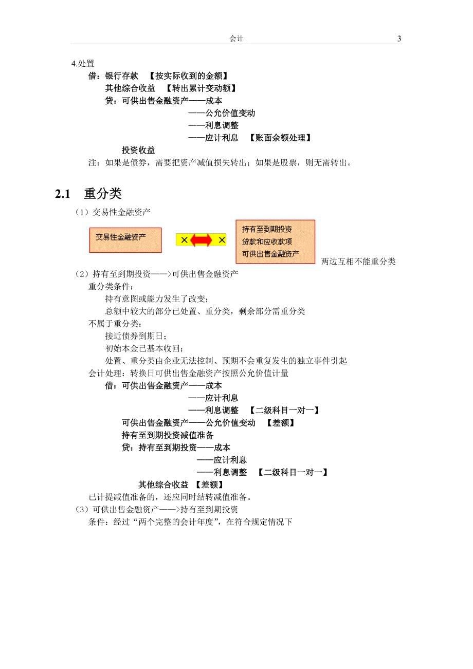 备考2018年注册会计师公司会计个人学习币笔记精炼版_第5页