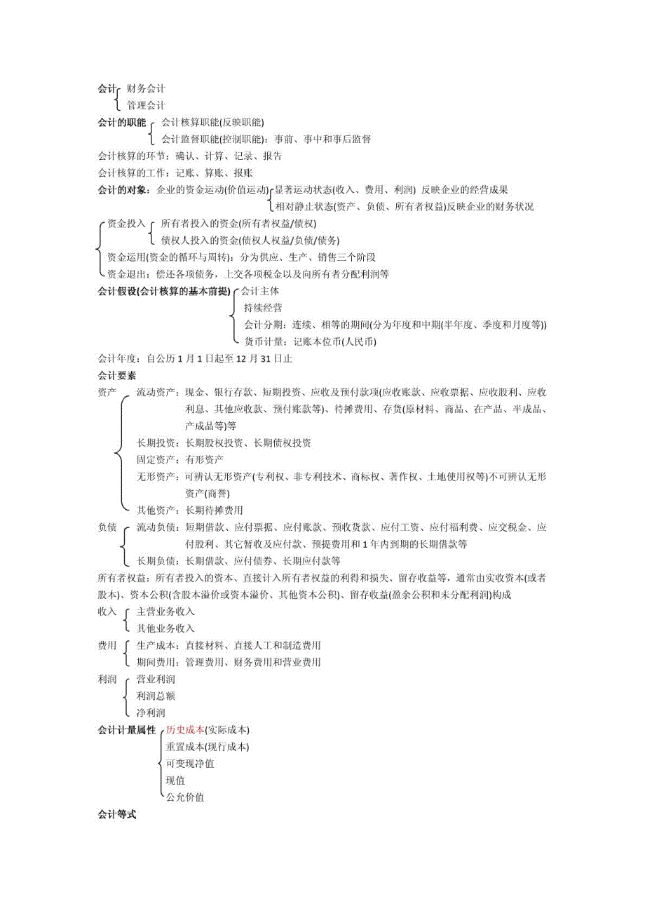 [会计从业资格考试《会计基础》笔记](完成)_第1页